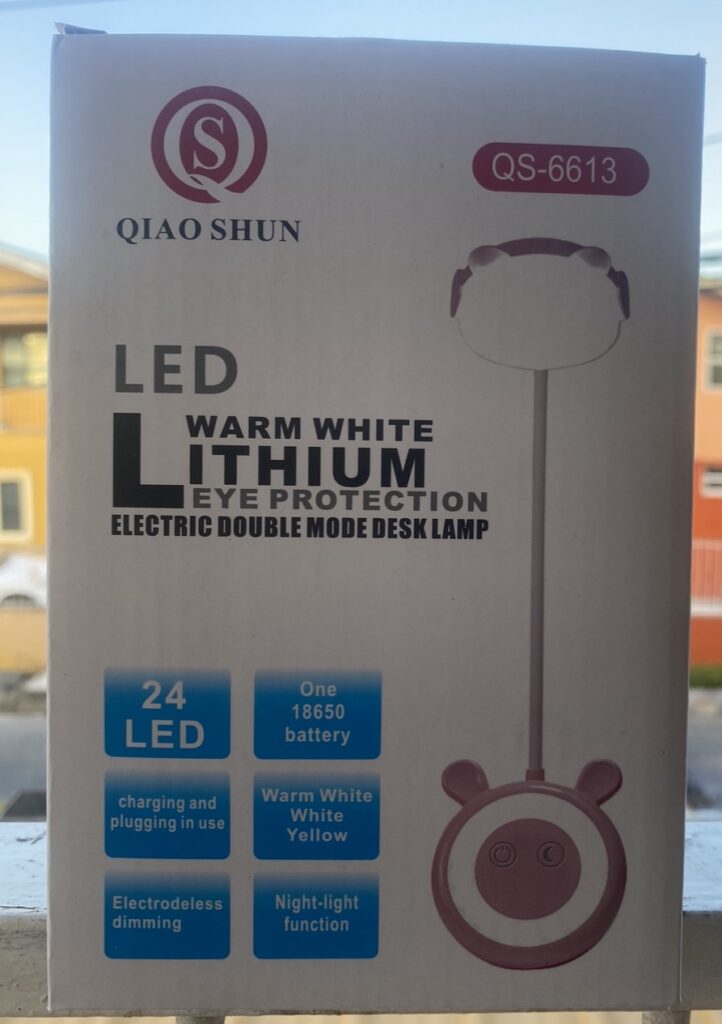 Led desk lamp qiao shun