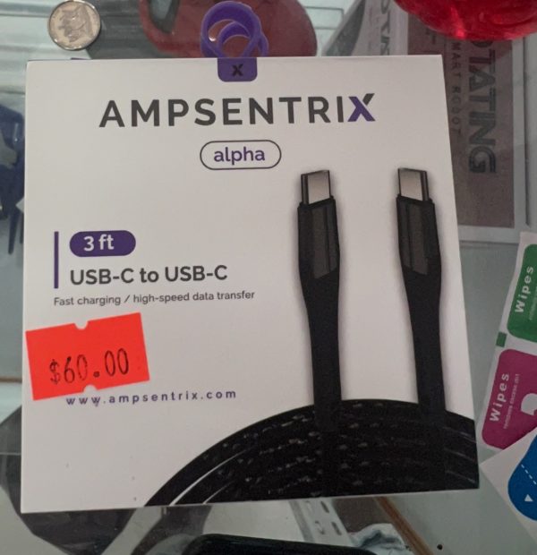 Type c to type c cable 3ft ( ampsentrix
